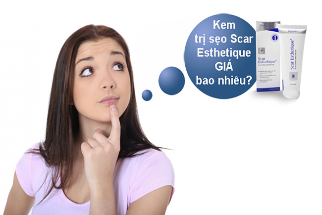 Giá niêm yết của kem làm mờ sẹo Scar Esthetique là bao nhiêu?