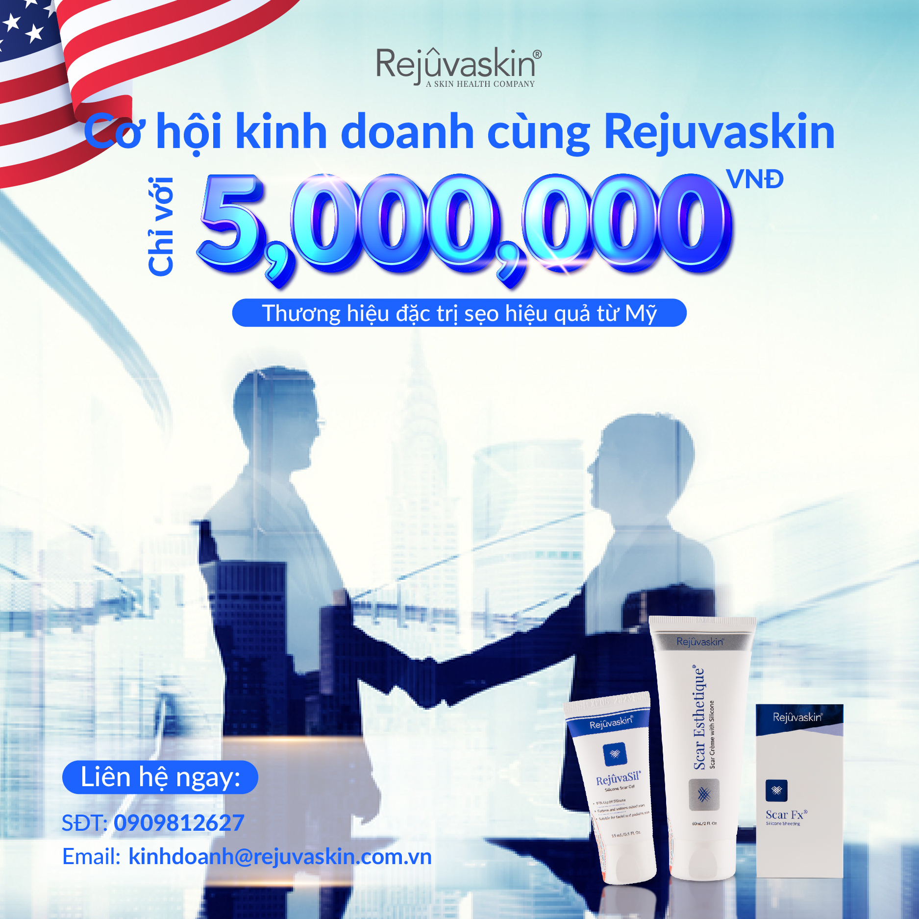 KINH DOANH CÙNG REJUVASKIN CHỈ VỚI 5 TRIỆU ĐỒNG