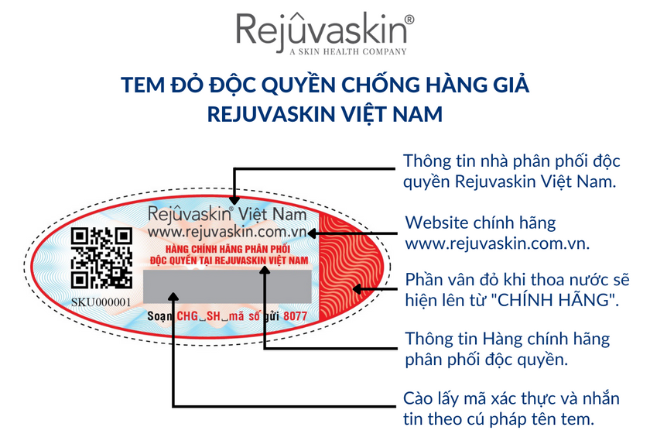 Phân biệt hàng giả - hàng thật sản phẩm của Rejuvaskin
