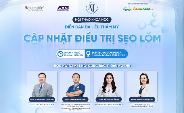 Hội thảo khoa học “Diễn Đàn Da Liễu Thẩm Mỹ”  chủ đề Cập  Nhật Làm Mờ Sẹo Lõm