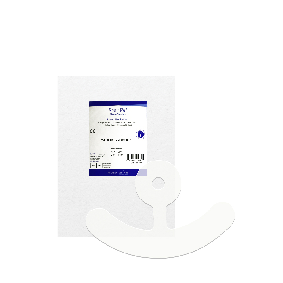 Miếng dán silicone xóa mờ sẹo phẫu thuật ngực sa trễ Scar FX Breast 3″ Breast Circle