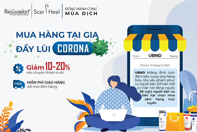 Chương trình: “Mua hàng tại gia – Chống dịch Corona” giảm giá đến 20% tất cả sản phẩm