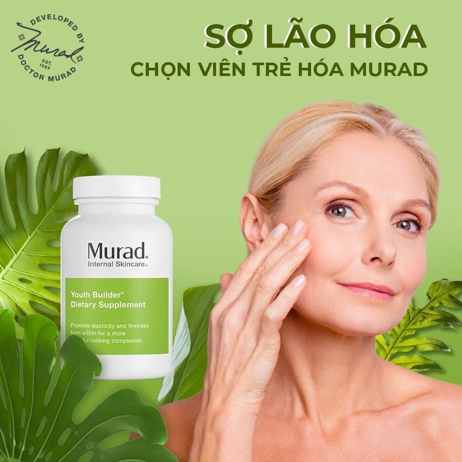 Viên uống đẹp da chống lão hóa Murad Youth Builder Dietary Supplement