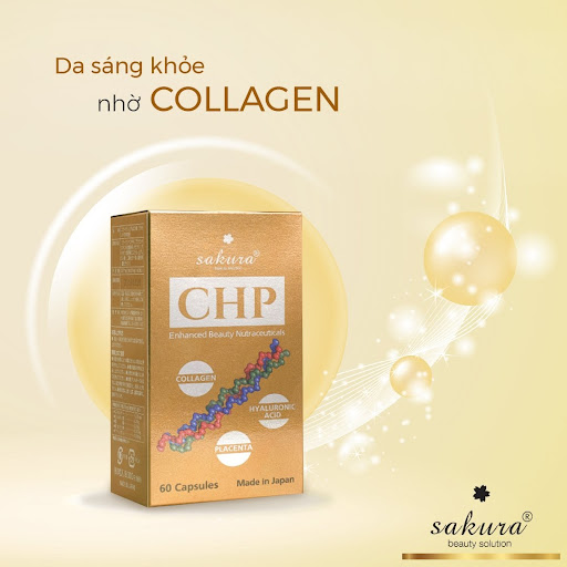 Viên uống đẹp da Sakura CHP Enhanced Beauty Nutraceuticals Viên uống đẹp da Sakura CHP Enhanced Beauty Nutraceuticals