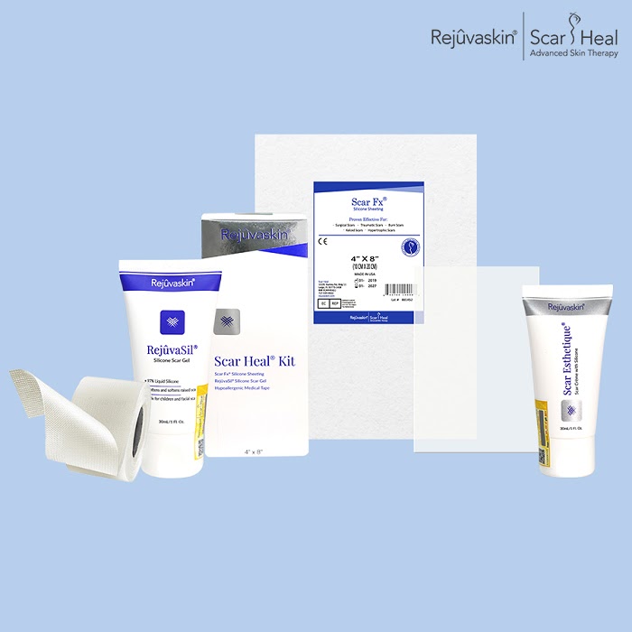 Các sản phẩm làm mờ sẹo của thương hiệu Rejuvaskin
