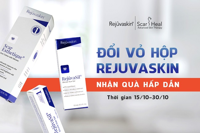 Đổi vỏ hộp có tem chống hàng giả nhận ngay quà khủng cùng Rejuvaskin Việt Nam Đổi vỏ hộp có tem chống hàng giả nhận ngay quà khủng cùng Rejuvaskin Việt Nam