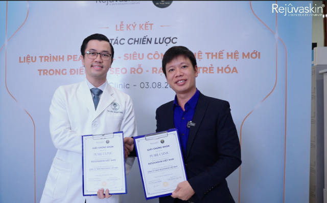 Rejuvaskin Việt Nam và Pearl Clinic xây dựng mối quan hệ hợp tác cùng phát triển