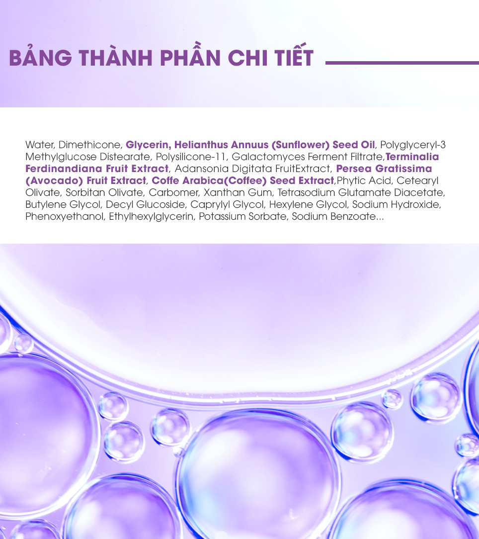 Thành phần chi tiết kem dưỡng phục hồi, nuôi dưỡng, ngừa lão hóa Rejuvaskin Moisturizer