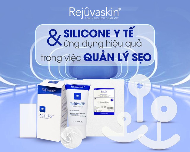 Kết hợp phương pháp laser, ánh sáng và các sản phẩm silincone y tế trong việc quản lý sẹo
