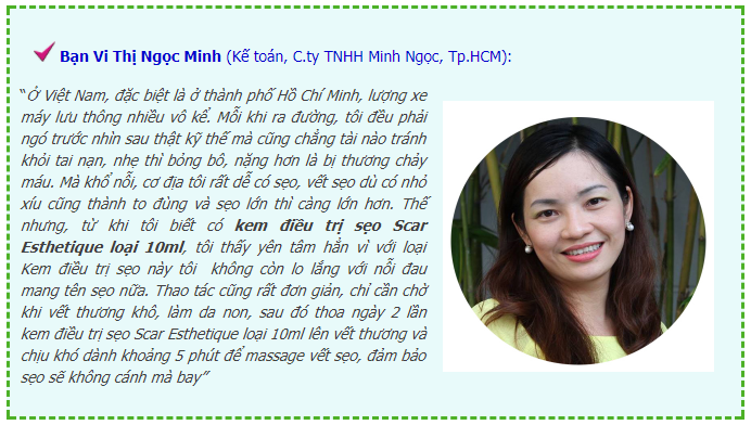 Review kem làm mờ sẹo Scar Esthetique 